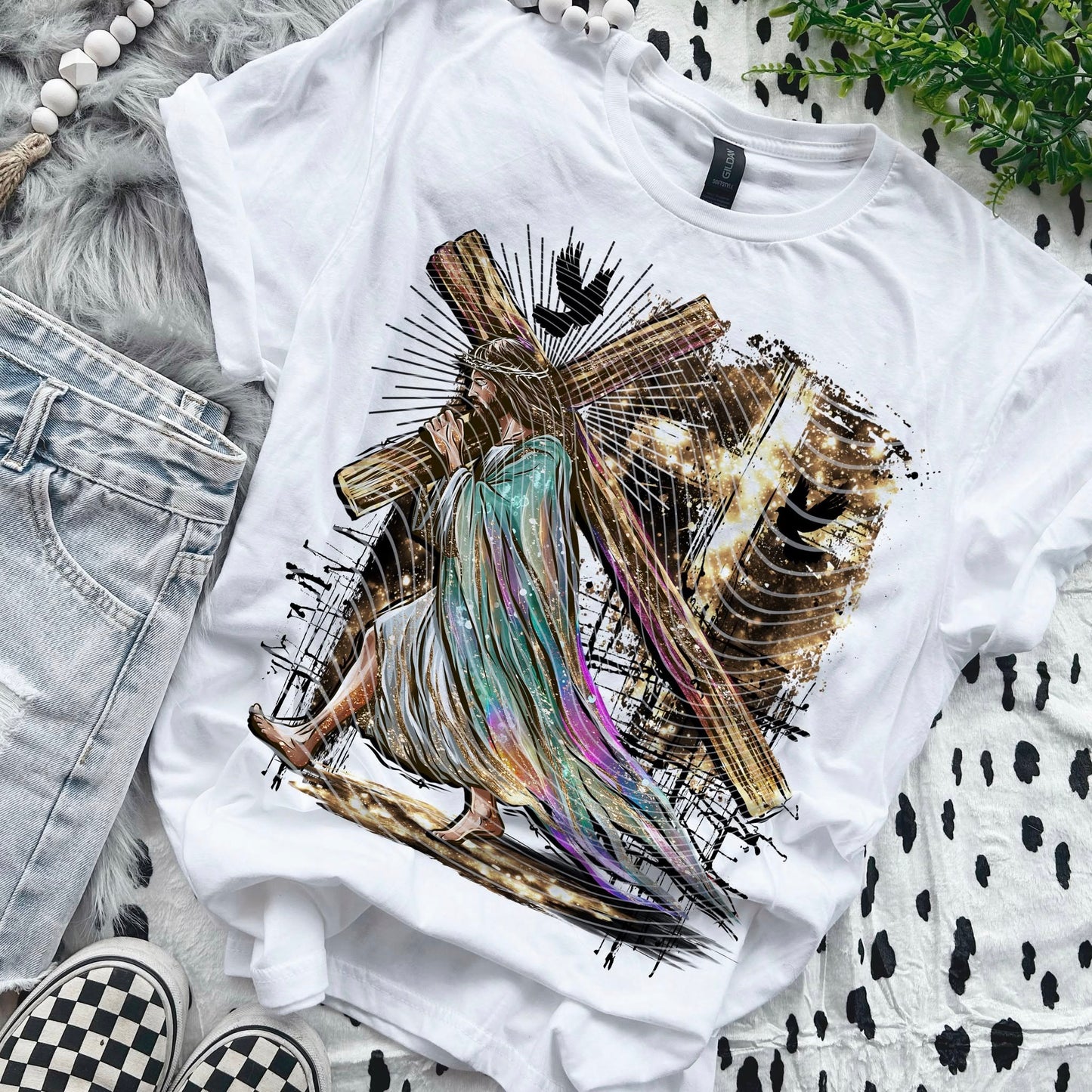 Jesus carrying cross