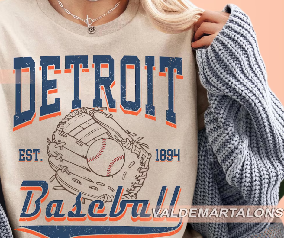 Detroit Tigers Baseball Vintage
