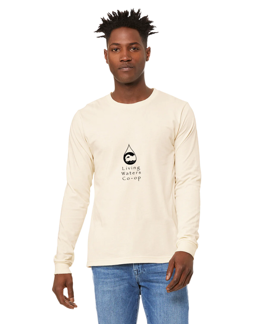 Living Waters Co-Op: Black Logo