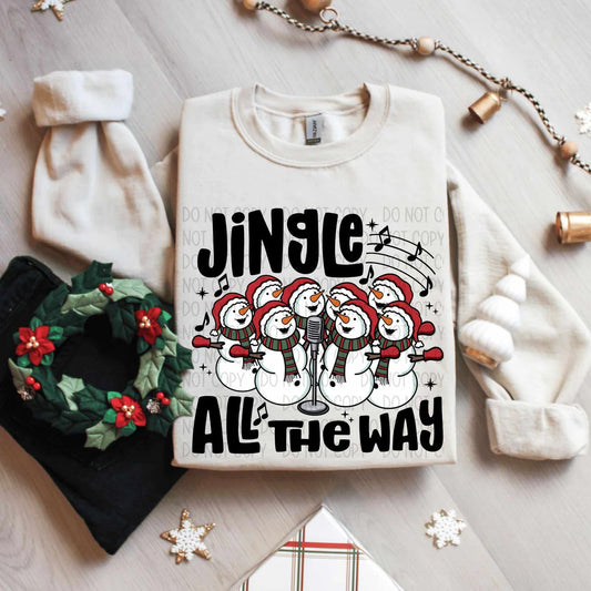 Jingle all the way snowmen