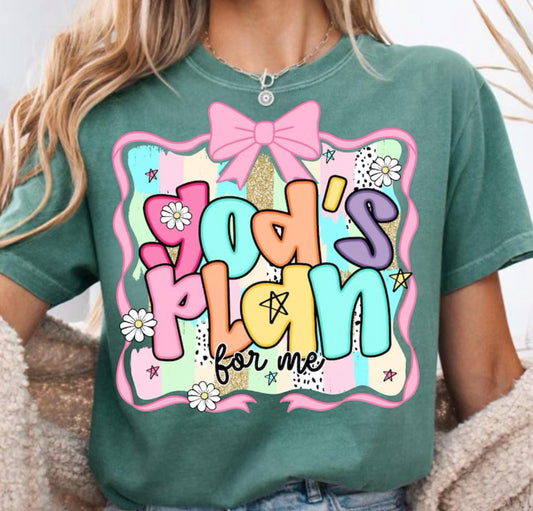 God's plan for me - Bella Canvas
