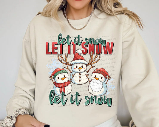 Let it snow (multiple snowmen)
