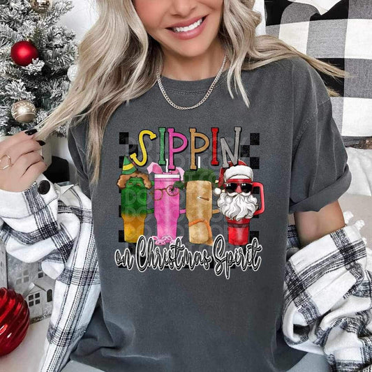 Sippin on Christmas spirit