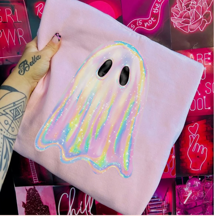 GLITTER iridescent ghost-Pre Order