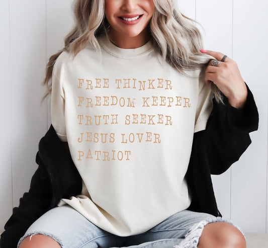 Free Thinker-  Bella Canvas