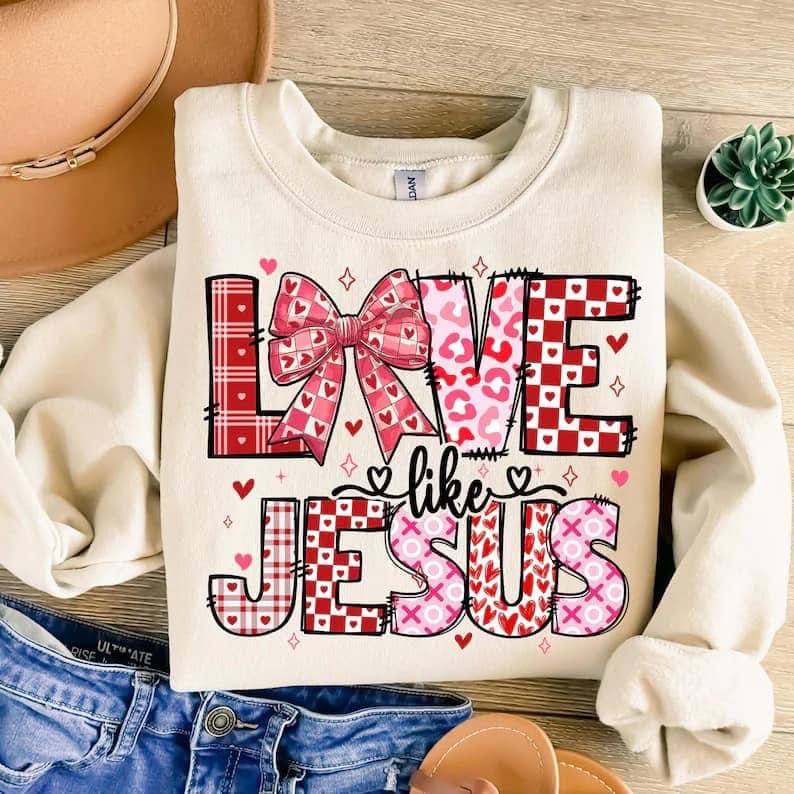 Love Like Jesus with Hearts