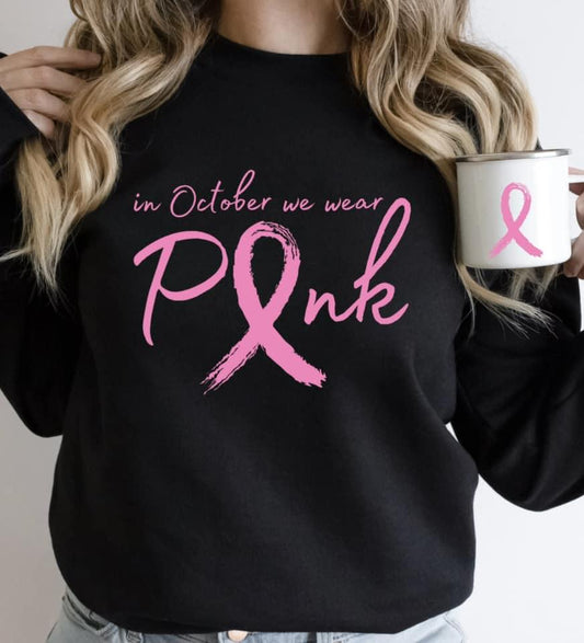 October we wear pink